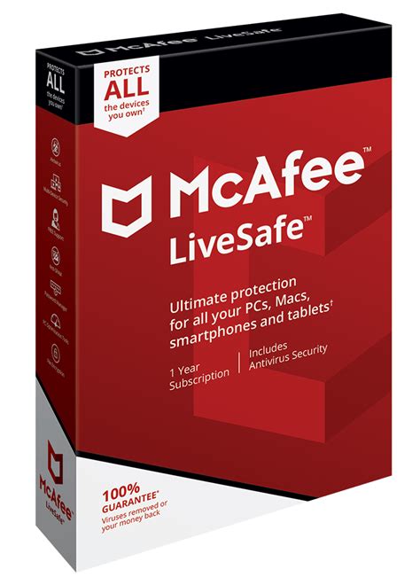 mcafee livesafe cost